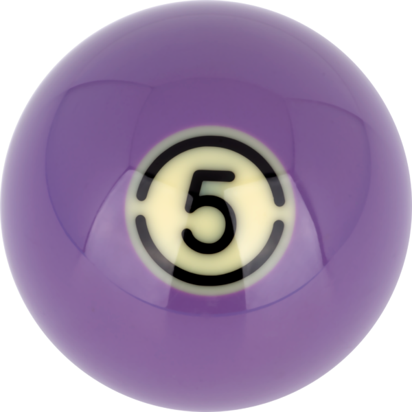 Aramith BLACK Replacement Ball – #5 | Golden Break Billiards